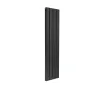 Calorifer decorativ LOJIMAX colecția DIAMOND DOUBLE 1400x496 mm, Negru