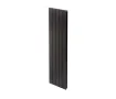 Дизайнерский радиатор LOJIMAX коллекция KALSEDON DOUBLE 1800x470 мм, BLACK SATIN