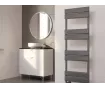 Uscător de prosoape decorativ LOJIMAX, colecția STELLA LINE Lățime 600 mm. Înălțime 1700 mm. alb mat