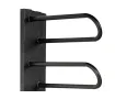 Uscător de prosoape de design LOJIMAX colecția PRUSIAS 1400x400 mm, Negru