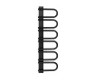 Uscător de prosoape de design LOJIMAX colecția PANA 1170x520 mm, Negru