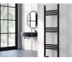 Uscător de prosoape decorativ LOJIMAX, colecția BETA Lățime 400 mm. Înălțime 780 mm. alb mat