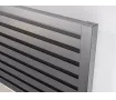 ALUMINUM HORIZONTAL RADIATOR TRIO HRZ inaltimea 1000 mm. latimea 525 mm. negru mat