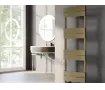 Uscător de prosoape decorativ LOJIMAX, colecția BENOIT LINE Lățime 600 mm. Înălțime 1700 mm. alb mat