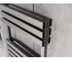 Uscător de prosoape decorativ LOJIMAX, colecția SORTE DOUBLE PLUS Lățime 300 mm. Înălțime 635 mm. alb mat
