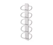 Uscător de prosoape decorativ LOJIMAX, colecția PEARL Lățime 530 mm. Înălțime 400 mm. alb mat