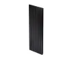 Calorifer decorativ LOJIMAX, colectie KALSEDON DOUBLE 300 mm. 280 mm. negru mat