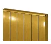 Calorifer decorativ LOJIMAX colecția LOVA LINE 1800x400 mm, ANTIQUE LIGHT BRASS