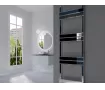 Uscător de prosoape decorativ LOJIMAX, colecția FERRINA Lățime 300 mm. Înălțime 808 mm. alb mat