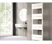 Uscător de prosoape decorativ LOJIMAX, colecția WALDO LINE Lățime 300 mm. Înălțime 608 mm. alb mat