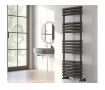 Uscător de prosoape decorativ LOJIMAX, colecția VERO PLUS Lățime 300 mm. Înălțime 610 mm. alb mat