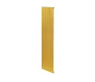 Calorifer decorativ LOJIMAX, colectia BAMBOO inaltimea 300 mm. latimea 239 mm. GOLD MATT ANODISING