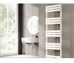 Uscător de prosoape decorativ LOJIMAX, colecția TALIA LINE Lățime 400 mm. Înălțime 1200 mm. negru mat