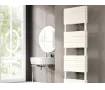 Uscător de prosoape decorativ LOJIMAX, colecția SIRIUS DOUBLE Lățime 300 mm. Înălțime 750 mm. alb mat