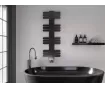 Uscător de prosoape decorativ LOJIMAX, colecția BALLOSS Lățime 250 mm. Înălțime 400 mm. alb mat