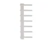 Uscător de prosoape decorativ LOJIMAX, colecția NUMMO STYLE Lățime 340 mm. Înălțime 450 mm. alb mat