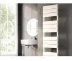 Uscător de prosoape decorativ LOJIMAX, colecția EMERALD Lățime 300 mm. Înălțime 755 mm. alb mat