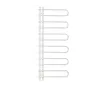 Uscător de prosoape decorativ LOJIMAX, colecția CORTE Lățime 400 mm. Înălțime 500 mm. alb mat