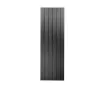 Дизайнерский радиатор LOJIMAX коллекция KALSEDON DOUBLE 2000x470 мм, Антрацит 