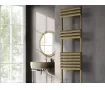 Uscător de prosoape decorativ LOJIMAX, colecția RUBY PLUS Lățime 300 mm. Înălțime 650 mm. negru mat