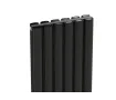 Radiator de design CARISA, colecția TALLIS DOUBLE, 1800x470 mm, NEGRU
