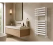 Uscător de prosoape de design LOJIMAX colecția PERIDOT 1200x400 mm, Alb