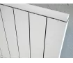 Calorifer decorativ LOJIMAX, colectia  FLAT LINE inaltimea 300 mm. latimea 294 mm. alb mat