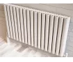 FLOOR STANDING ALUMINUM RADIATOR BELLA DOUBLE LUX высота 500 мм. ширина 1997 мм. белый мат