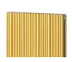 Calorifer decorativ LOJIMAX, colectia BAMBOO DOUBLE inaltimea 300 mm. latimea 239 mm. GOLD MATT ANODISING