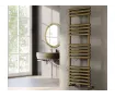Uscător de prosoape decorativ LOJIMAX, colecția VERO PLUS Lățime 300 mm. Înălțime 610 mm. alb mat
