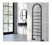 Uscător de prosoape decorativ LOJIMAX, colecția JOY Lățime 800 mm. Înălțime 500 mm. alb mat