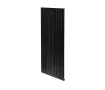 Дизайнерский радиатор LOJIMAX коллекция BAMBOO 1800x599 мм, Черный 
