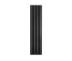 Calorifer decorativ LOJIMAX, colectie DIAMOND 400 mm. 596 mm. negru mat