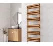 Uscător de prosoape decorativ LOJIMAX, colecția COPPA STYLE Lățime 400 mm. Înălțime 600 mm. alb mat