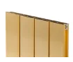 Calorifer decorativ  LOJIMAX colecția KALSEDON DOUBLE 1600x375 mm, GOLD SATIN