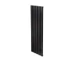 Calorifer decorativ LOJIMAX, colectie DIAMOND 400 mm. 596 mm. negru mat