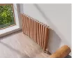 ALUMINUM HORIZONTAL RADIATOR BELLA DOUBLE HRZ inaltimea 800 mm. latimea 286 mm. alb mat