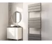 Uscător de prosoape decorativ LOJIMAX, colecția BENOIT DOUBLE PLUS  Lățime 400 mm. Înălțime 700 mm. alb mat