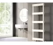 Uscător de prosoape decorativ LOJIMAX, colecția COLLINA Lățime 500 mm. Înălțime 1400 mm. alb mat