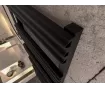 Uscător de prosoape decorativ LOJIMAX, colecția SIRIUS STYLE Lățime 400 mm. Înălțime 700 mm. negru mat