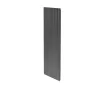 Calorifer decorativ LOJIMAX, colectia BAMBOO DOUBLE inaltimea 300 mm. latimea 239 mm. antracit mat