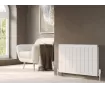 Дизайнерский радиатор LOJIMAX, коллекция  KALSEDON DOUBLE LINE высота 300 мм. ширина 280 мм. белый мат