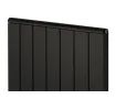 Calorifer decorativ CARISA, colecția BUTTERFLY, 1800x476 mm, NEGRU