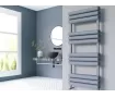 Uscător de prosoape decorativ LOJIMAX, colecția COPPA Lățime 300 mm. Înălțime 1520 mm. negru mat