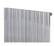 Calorifer decorativ LOJIMAX, colectia BAMBOO inaltimea 300 mm. latimea 239 mm. CHROME ANODISING