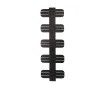 Uscător de prosoape de design LOJIMAX colecția DOSIA 1150x500 mm, Negru
