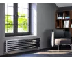 ALUMINUM HORIZONTAL RADIATOR BELLA DOUBLE HRZ inaltimea 800 mm. latimea 286 mm. alb mat