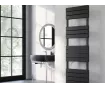 Uscător de prosoape decorativ LOJIMAX, colecția ZEUS DOUBLE  Lățime 300 mm. Înălțime 615 mm. alb mat