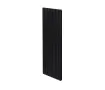 Calorifer decorativ LOJIMAX, colectia  ROYAL DOUBLE inaltimea 200 mm. latimea 218 mm. negru mat