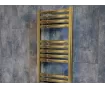Uscător de prosoape decorativ LOJIMAX, colecția POYRAZ Lățime 600 mm. Înălțime 1700 mm. alb mat